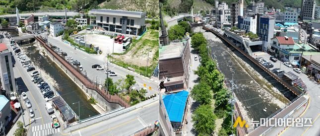 사북 시가지 경관데크로드 조성사업 조감도