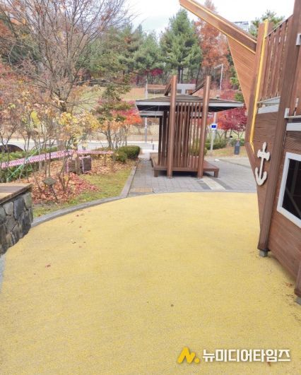보물선어린이공원 고압세척 정비 완료