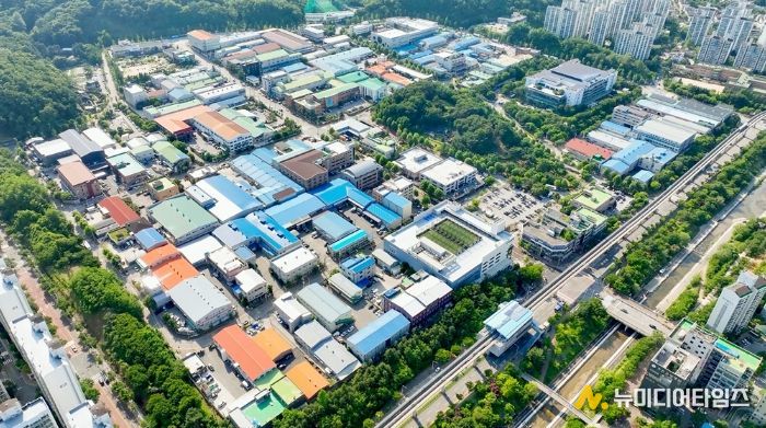 용현산업단지 전경