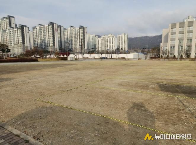 내포신도시 협약주차장 조성 현장