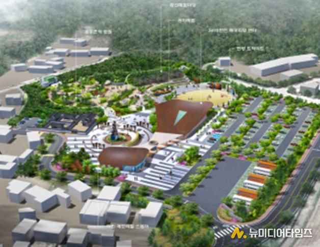 한천탄광 생활권(능주면) 관광거점개발 사업 조감도