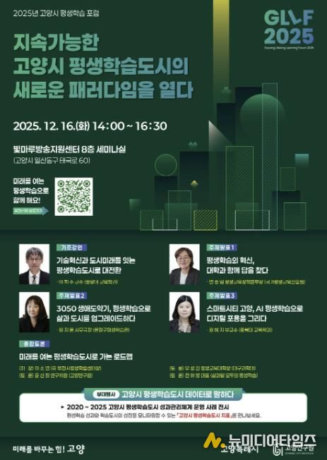 ‘2025 고양시 평생학습 포럼(GLLF 2025)’홍보문