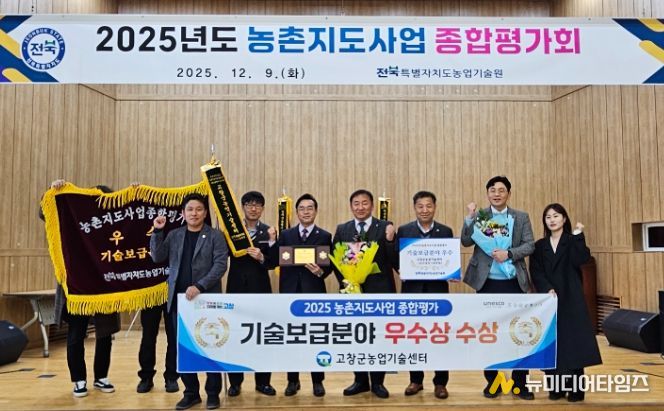 고창군농업기술센터, 농촌지도사업 종합평가 우수