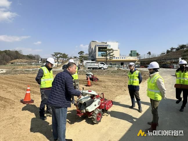 농업기계 안전 교육 사진