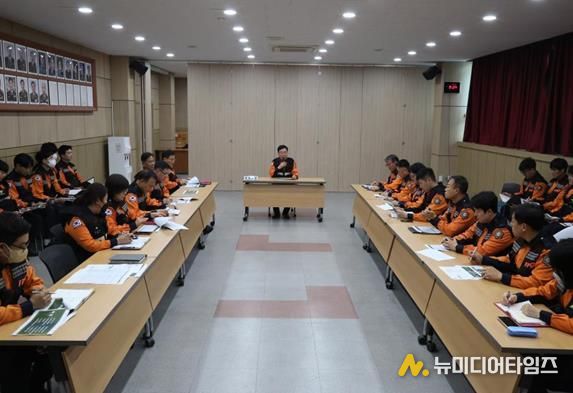 서산소방서, 하반기 긴급구조통제단 기능숙달 도상훈련 실시