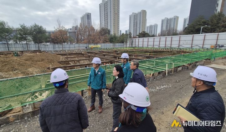 음성교육지원청, 겨울철 교육시설 공사현장 안전점검