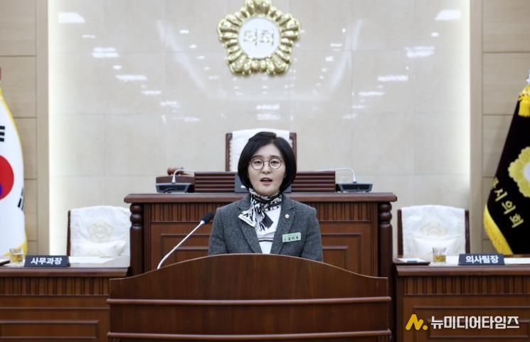 계룡시의회 김미정 의원 5분 자유발언, “시민을 배신하고 사익을 추구한 정치인은 퇴출해야”