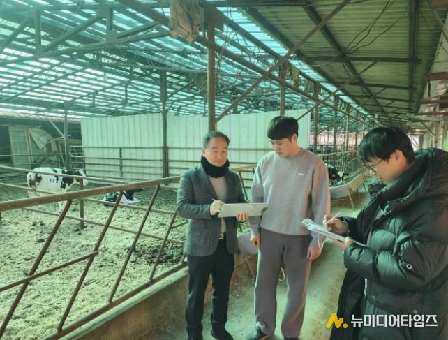 청년후계농 현장지원단 컨설팅 모습