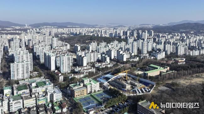 분당 노후계획도시 전경