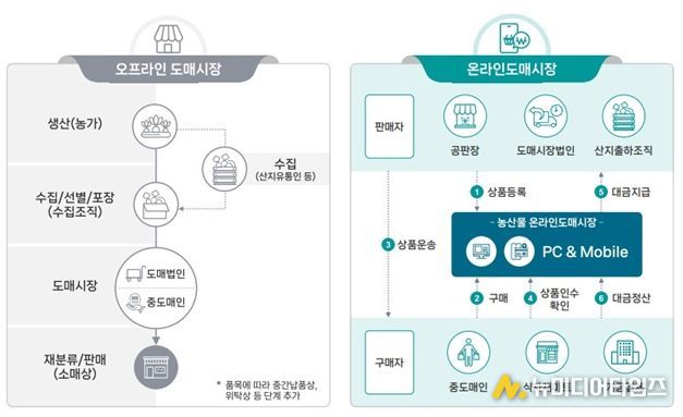 산지 농수산물 유통망 안정적 구축