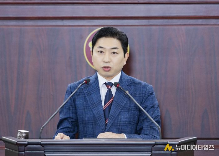 김종복 의원 5분발언모습