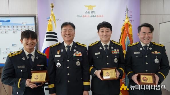 세종소방본부, 시민 생명 지킨 구급대원 포상