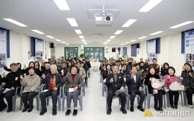 23일 소원면 파도어촌복지회관에서 열린 성과공유회 모습.