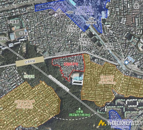 위치도 (관악구 신림동 419-1번지 일대)