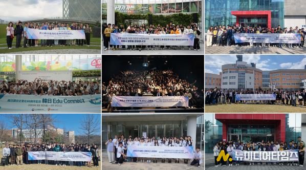 2025년 세종 방문 해외 청소년 수학여행 단체 사진