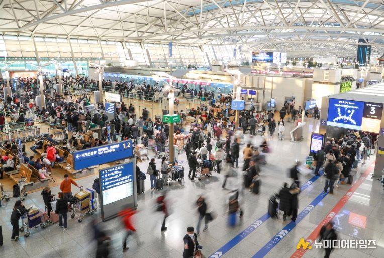 인천공항 제1여객터미널 전경