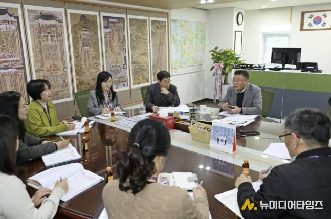 황규돈 신임 수원시 팔달구청장, 주요 업무보고회 개최