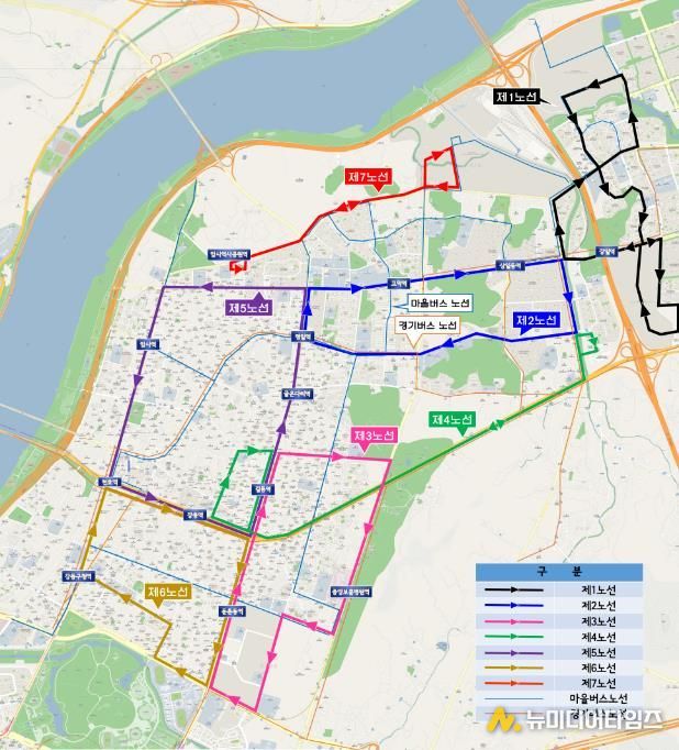 무료셔틀버스 전체 노선