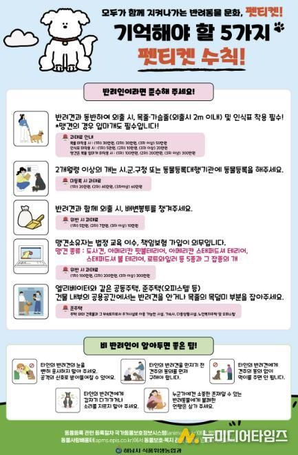 하남시, 동물보호센터 운영 내실화…'책임 있는 반려 문화' 선도