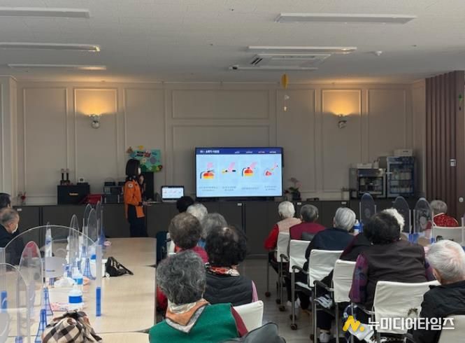 천안서북소방서, 한빛재활주간보호센터 겨울철 119생활안전교육 실시