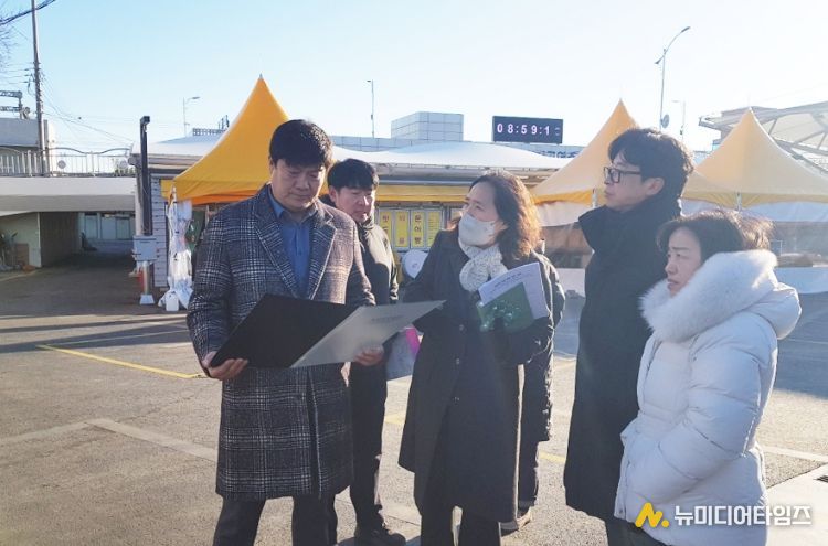 공진혁 운영위원장, 디지털 전광판 설치 대상지 현장 점검