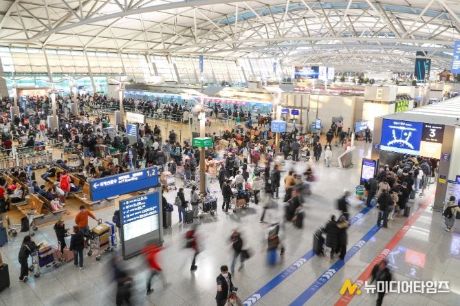 인천공항 제1여객터미널 전경