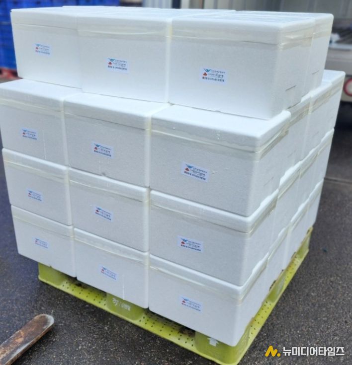 인천공항공사 후원으로 취약계층에 김치 지원