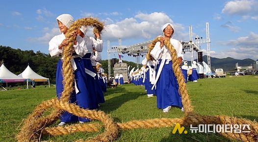 ‘금산 농바우끄시기’ 시연 모습