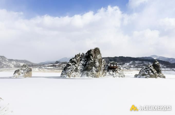 겨울 단양의 모습