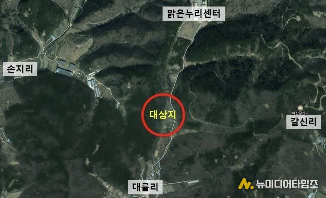 나무 터널 대상지(양묘지)