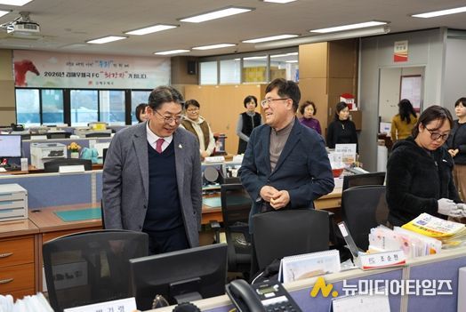 설 명절 맞아 관내 유관기관 현업근무자 격려 방문