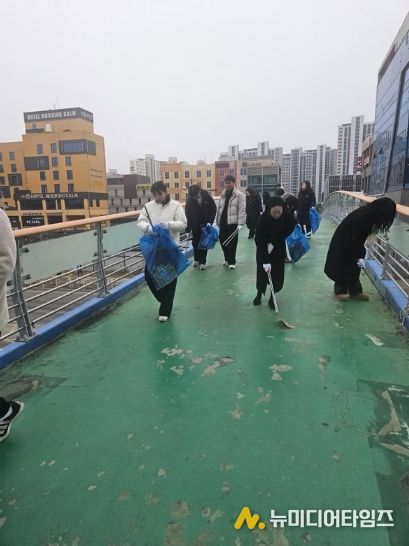 충북도, 혁신도시 설맞이 환경정화활동 전개