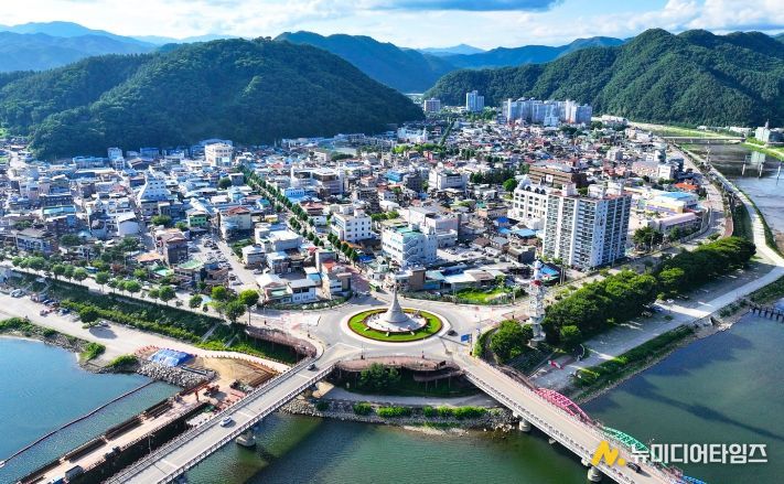 화천군 시가지 전경