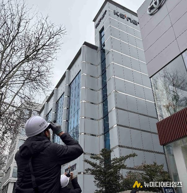 옥외광고물 현장 점검 사진