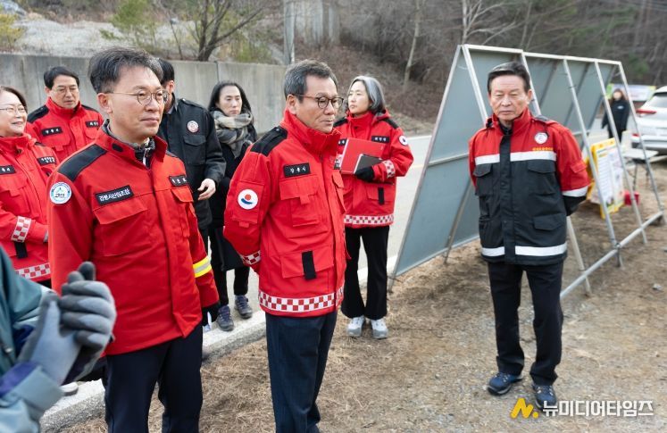 강릉시, 산불재난 국가위기경보 ‘경계’...설 명절 대비 산불예방 현장 점검 실시