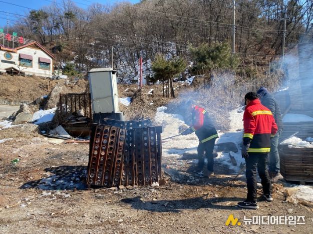 안성시, 설 연휴 대비 산림 인접지 불법소각행위 특별단속