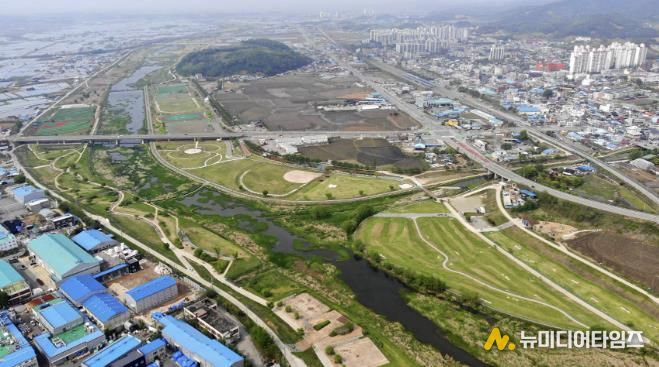 무한천체육공원 파크골프장 전경