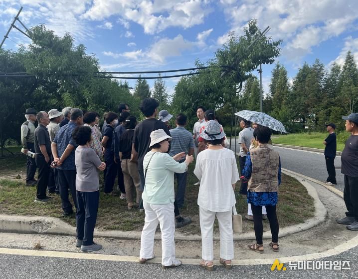 충주시농업기술센터,‘복숭아 월별 과원관리 교육’ 운영