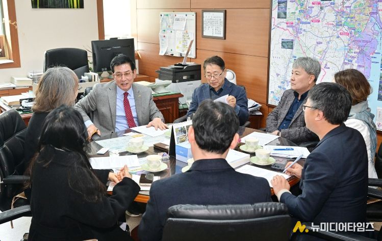 홍유준 문화복지환경위원장, 사회복지법인 노인의료복지시설 종사자 처우 개선 간담회