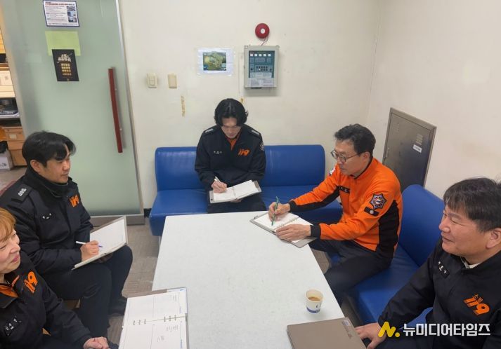 나주소방서, 봄철 화재 대비 현장 복무점검 실시