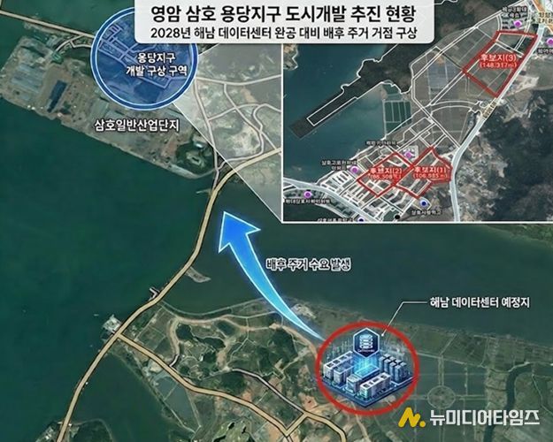 영암군, 삼호 용당지구‘도시개발 청사진’그린다