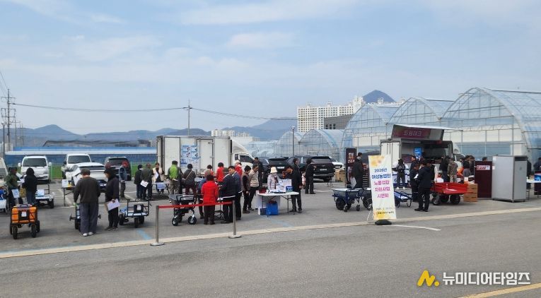 여성농업인 노동경감 지원사업 시연회