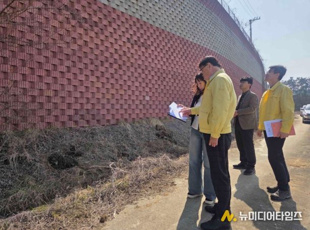 평택시 안중출장소, 해빙기 대비 시설물 안전 점검