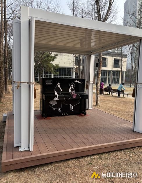 의정부시, 오래된 피아노 음악정원 속 ‘공유 피아노’로 재탄생