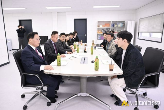 양주시, 한방 제약 기업 동양허브그룹 방문해 기업애로 논의