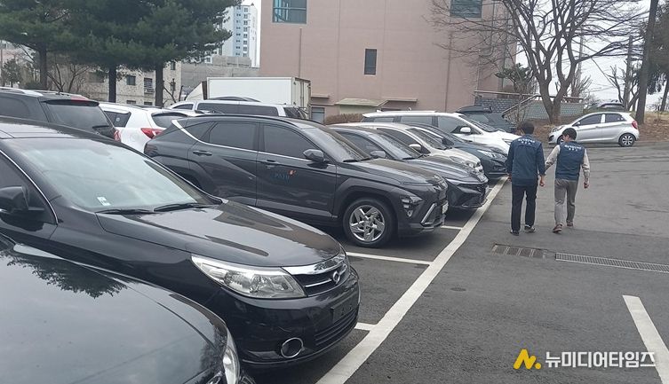 파주시차량등록사업소, 세외수입 체납차량 번호판 영치 실시