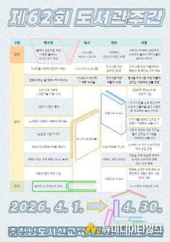 제62회 도서관 주간 독서문화 행사 운영