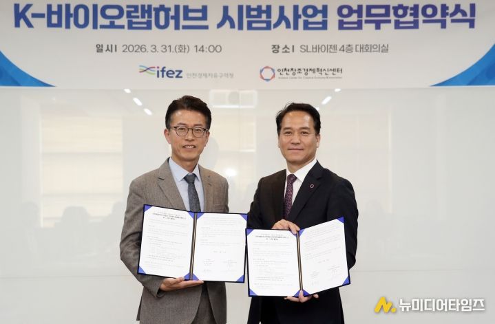 K-바이오랩허브 시범사업 업무협약 체결