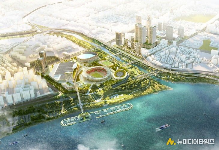 국제교류복합지구 조감도