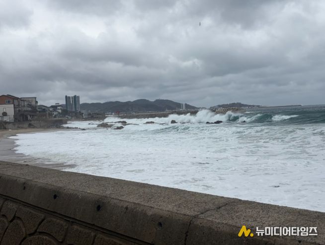 울진해경, 위험예보제「주의보」발령, 너울성 파도 주의